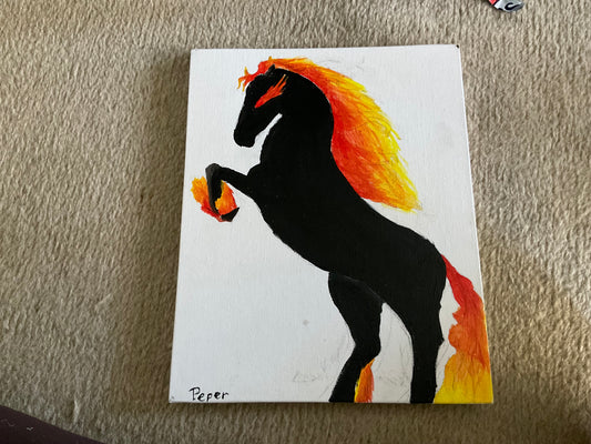 Fire horse